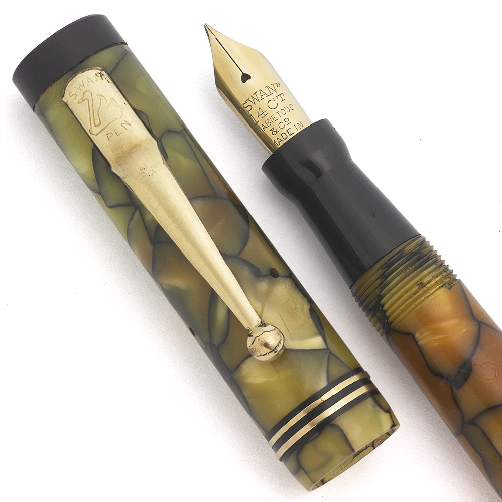 Mabie Todd Swan Eternal 54 ETN Self-Filler (1920s-30s, USA